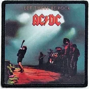AC/DC Let There Be Rock Našitek za šivanje 86 x 86 mm