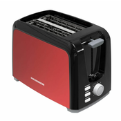 Heinner HTP-700BKRD - Toster z dvema režama 700W/230V rdeča/mat krom