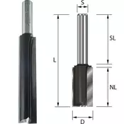 ENT utorni rezkar HW, 12 x 63 mm