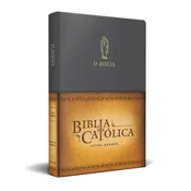 La Biblia Católica: Tama?o Grande, Edición Letra Grande Piel Negra, Con Virgen D E Guadalupe / Catholic Leather Bible. Large Size, Large Print, Color