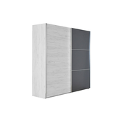 Matis Americki plakar, 229x64x221.5cm, Hrast-antracit