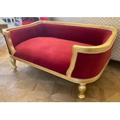 Casa Padrino baroque dog bed & cat bed bordeaux red/gold - Handmade baroque style dog & cat sofa - Baroque dog & cat furniture - Baroque pet furniture