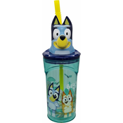 Stor Plastični 3D lonček s figurico Bluey, 360ml, 50666