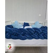 Bubamara037 Pletenica za krevetac, Osmostruka, 240cm, Teget