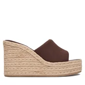 Espadrile Calvin Klein Wedge Espad 70 Canvas Mg HW0HW03282 Rjava