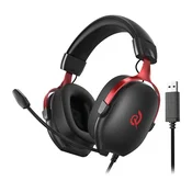 QCY Heroad VN200 Gaming Slušalke (črne in rdeče)