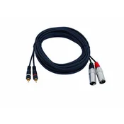 Electronic-Star RCA v XLR DJ PA kabel - 6 m - Stereo (3022522e)