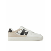 Superge Calvin Klein Jeans CLASSIC CUPSOLE LOW LACEUP NBS bela barva, YM0YM01002