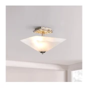 Flambeau STAR-F-S-DS - Stropna svetiljka STAR 2xE27/40W/230V zlatna
