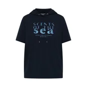 CECIL Sweater majica Scents Of The Sea mornarsko plava / nocno plava