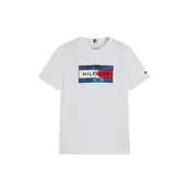 TOMMY HILFIGER Majica ultra mornarsko modra / rdeča / črna / bela