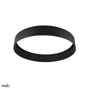 Luxmena Montažni okvir za elektroinštalacijo 460x460 mm, črn, višina 72 mm BM-C35-PLC-460-HBL