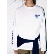 Pull&Bear Majica temno modra/bela