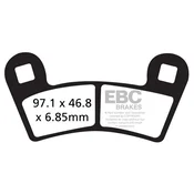 Klocki hamulcowe EBC FA456TT (kpl. na 1 tarcze)