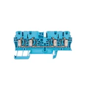 DM 4-žilni konektor zbiralke 2,5 mm2 moder Ex ZDU 2,5/4AN BL 1608580000