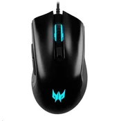 ACER Predator Cestus 333 žična miška, 5 ravni DPI, 1ms, 400 IPS, 20 milijonov klikov, USB 2.0, črna
