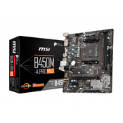 MSI B450M-A PRO MAX matična ploča AMD B450 Socket AM4 mikro ATX