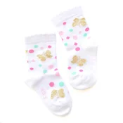 KOLY SOCKS Carape sa zlatnim leptirima