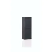 Hanah Home Višenamenski ormar Doplo 2, Crni