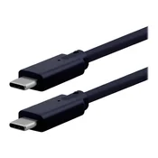 ROLINE Kabel ROLINE USB3.2 Gen2x2\, C–C\, ST/ST\, 20Gbit/s\, 240W\, črn\, 1\,5 m Roline USB kabel USB-C® vtič 1.50 m črna 11029077, (20630828)