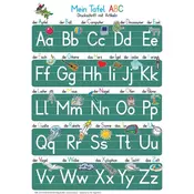 Mein Tafel-ABC in Druckschrift mit Artikeln