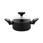 NOIS Tradicionalni lonec 16 cm s pokrovom Salto Silver 1,5 l NOIS