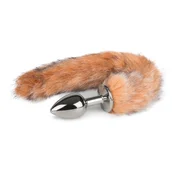 analni čep Fox Tail No. 7, srebrn