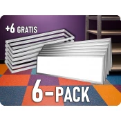 V-TAC LED panel 40W, 4800lm, 120x30cm+ pokrovi za montažo/6-PACK! Farba svetla: Hladna bela