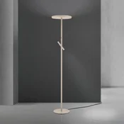 ORION LED podna lampa Teide, kaki, metalna, lampa za citanje, prigušivac - Dnevni boravak/blagovaonica - Moderan - Aluminij