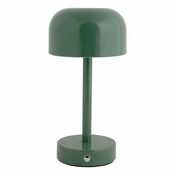 Zelena LED namizna svetilka s kovinskim senčilom (višina 24,5 cm) James – Leitmotiv