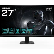 GIGABYTE Gaming monitor 27 inca GS27FC2 FHD 1920x1080 VA 240Hz