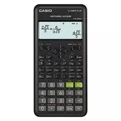 Kalkulator Casio FX 350 ES PLUS 2E, črn, namizni
