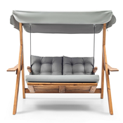HANAH HOME Baštenska ljuljaška dvosed Galata Swing S2 Grey