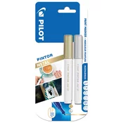 Marker 0,7mm pk2 Pintor Pilot SW-PT-EF metalik zlatni/srebrni blister!!