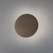 TK Lighting Stenska svetilka Luna, rjava, posredna svetloba, O 30 cm, jeklo - Dnevna soba/jedilnica - Kovina