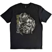 Iron Maiden Majica The Future Past Tour 23 Greyscale Unisex Black S