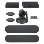 Logitech web kamera Rally Plus Ultra-HD ConferenceCam/ 2 mikrofona/ 2 zvucnika/ crna
