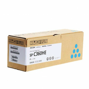 Toner Ricoh 408185/SP C360HE Cyan/Original