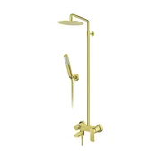 Rosan S.2 GOLD Baterija za tuš kadu sa usponskim tušem 210x210mm i izlivom