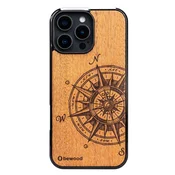 shumee Lesen ovitek Bewood za iPhone 16 Pro Max TRAVELER MERBAU