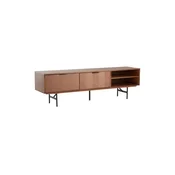 TV omarica v orehovem dekorju v temni naravni barvi 180x51x40 cm Duvberg – Jotex