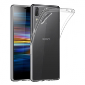 Ultra tanek silikonski ovitek za Sony Xperia L3 - prozoren