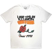 Guns N Roses Use Your Illusion Tour 1991 White XL Majica