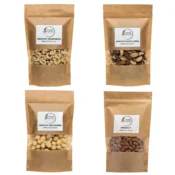Keto set - indijski oreščki 500 g + brazilski oreščki 500 g + mandlji 500 g + makadamija 250 g
