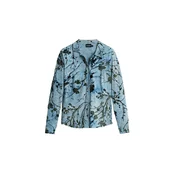Desigual Bluza modra/temno zelena/črna