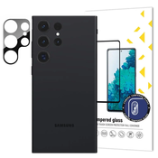 Wozinsky kaljeno staklo za kameru 9H za Samsung Galaxy S23 Ultra - Crna KP26314