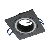 Eglo 900451 - Ugradno stropno svetlo CAROSSO 1xGU10/35W/230V antracit
