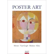 Poster Art Kalender 2027 - Monet Van Gogh Matisse Klee