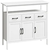 Homestar Komoda 95x35x88 cm Bela