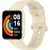 GS Silikonski pašček za Xiaomi Redmi Watch 2 Lite, bež